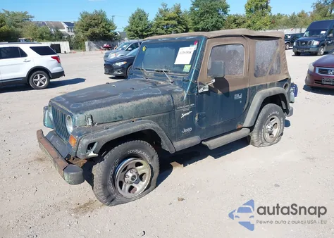 1997 Jeep Wrangler Sport z USA, uszkodzony, nr VIN 1J4FY19S3VP547673